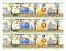 Jungle Animals cake Edible Icing Image border strips (3 Strips)